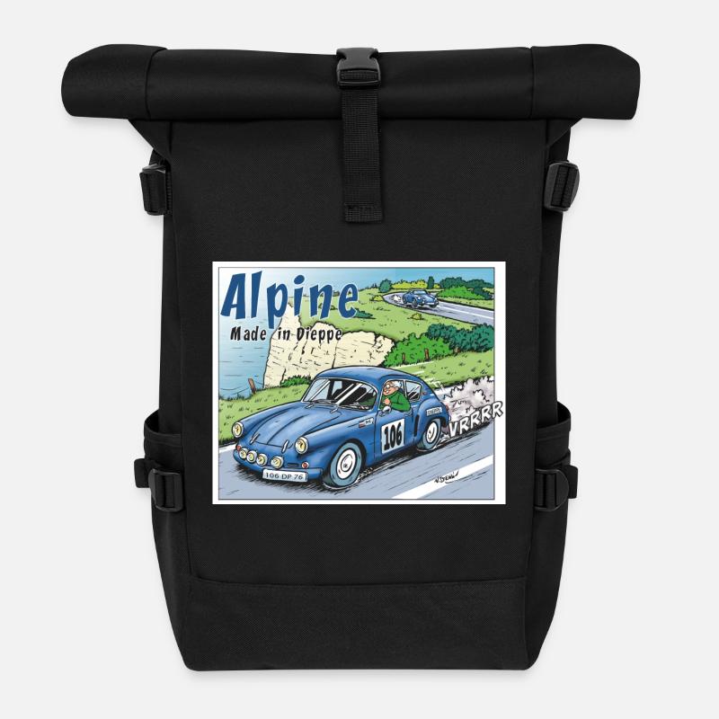 Polete in Alpin 106 - Rolltop Rucksack - Schwarz
