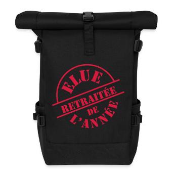 Retired # # # # - Roll Top Backpack - black - Front