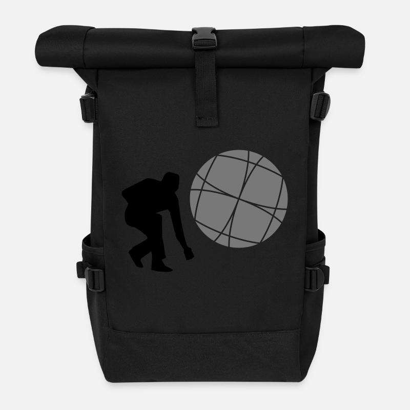 boule - Rolltop Rucksack - Schwarz