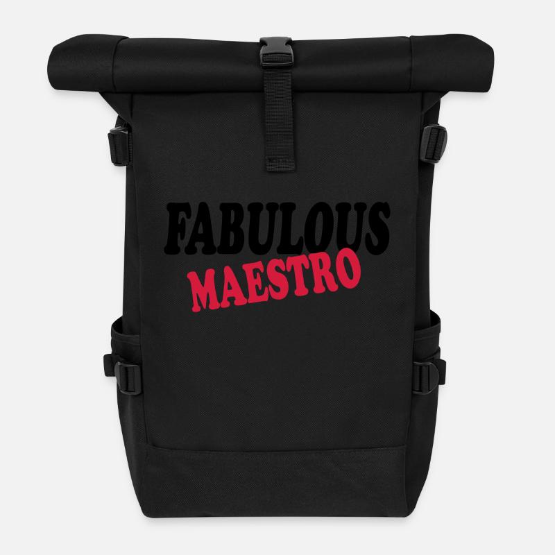 Fabulous maestro 111 - Sac à dos roll top - noir