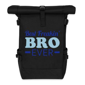 Bro - Rolltop Rucksack - Schwarz - Vorne
