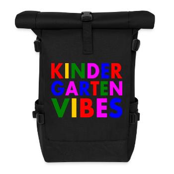 kindergarten vibes - Sac à dos roll top - noir - Devant