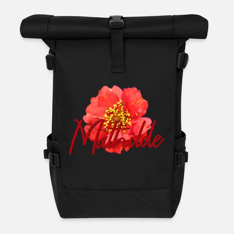 Mathilde - Rolltop Rucksack - Schwarz