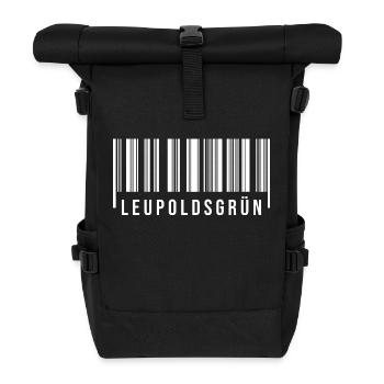 Leupoldsgrün Bayern - Rolltop Rucksack - Schwarz - Vorne