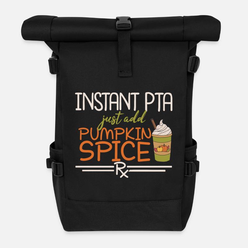 PTA Instant | Apotheke - Rolltop Rucksack - Schwarz