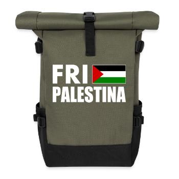 Fri palestina - Roll Top Backpack - olive/black - Front