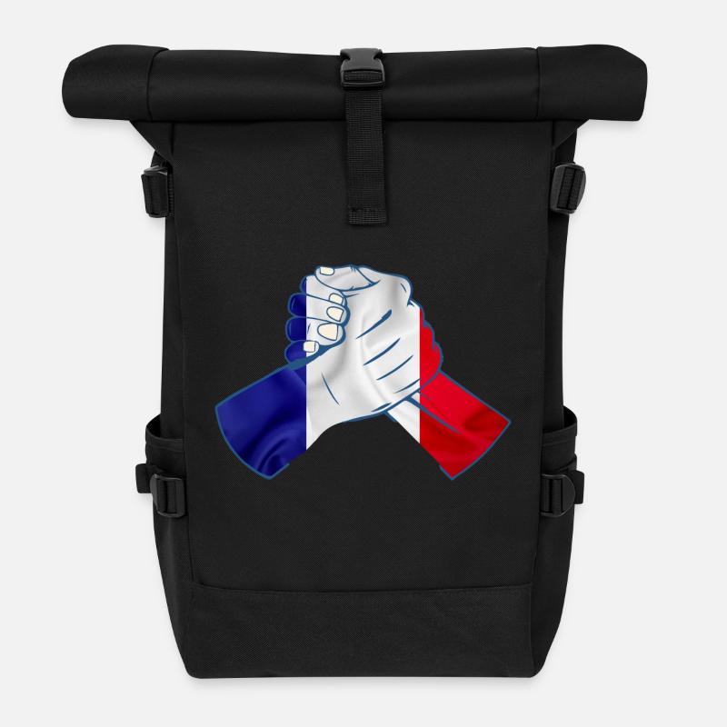 Gewerkschaft BBR - Rolltop Rucksack - Schwarz