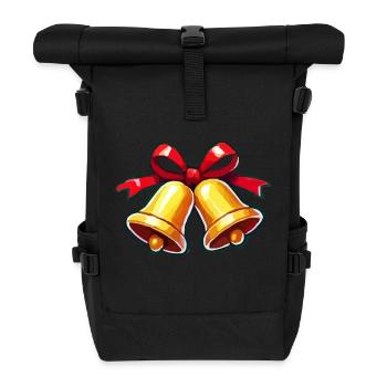 glocken - Rolltop Rucksack - Schwarz - Vorne