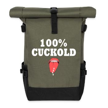 cuckold - Rolltop Rucksack - Olive/Schwarz - Vorne
