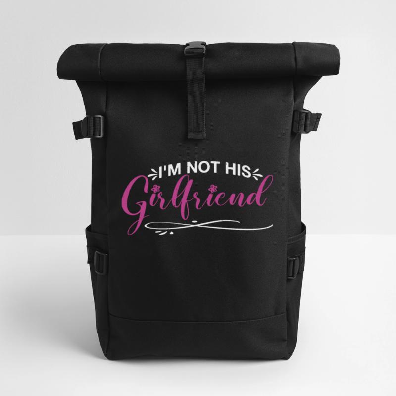 I'm Not His Girlfriend 7 Rolltop Rucksack