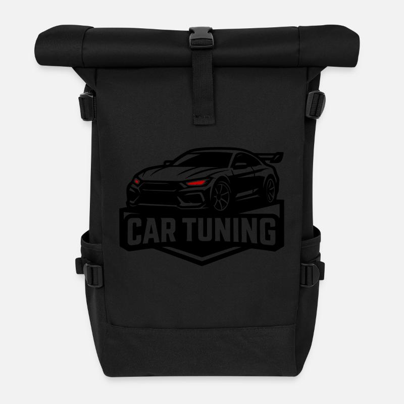 Auto Tuning - Rolltop Rucksack - Schwarz
