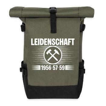 Erzgebirge Leidenschaft - Rolltop Rucksack - Olive/Schwarz - Vorne