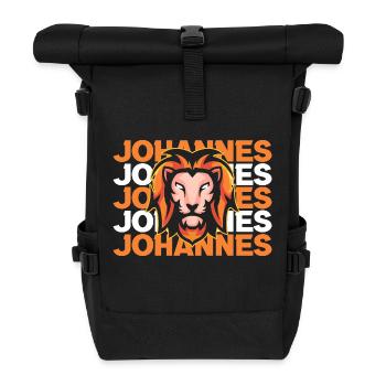 Leo John - Roll Top Backpack - black - Front