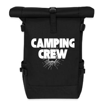 Camping Crew - Rolltop Rucksack - Schwarz - Vorne