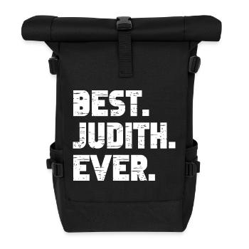 Best Judith Ever Geschenk Spruch - Rolltop Rucksack - Schwarz - Vorne