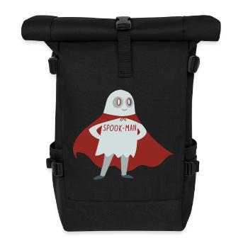 Spook Man Ghost Cape - Roll Top Backpack - black - Front