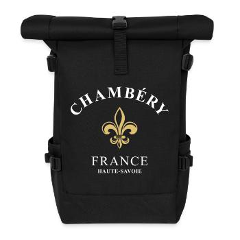 Chambéry France France - Roll Top Backpack - black - Front