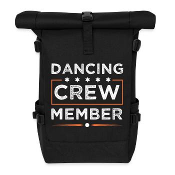 Dancing Crew - Rolltop Rucksack - Schwarz - Vorne