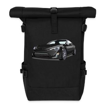 GT86 / BRZ - Roll Top Backpack - black - Front