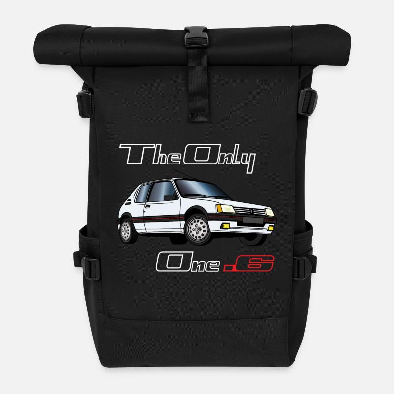 205 1.6 1984 1985 1986 Blanc Meije - Sac à dos roll top - noir