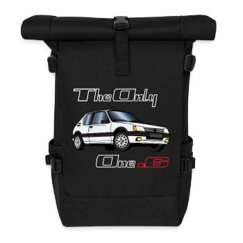1.6 1984 1985 1986 White - Roll Top Backpack - black - Front