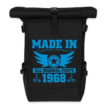 1968 Fabriqué en 1968 - Sac à dos roll top - noir - Devant