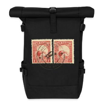 Kiwi stamps - Roll Top Backpack - black - Front