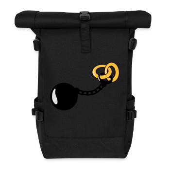 Wedding Rings - Roll Top Backpack - black - Front