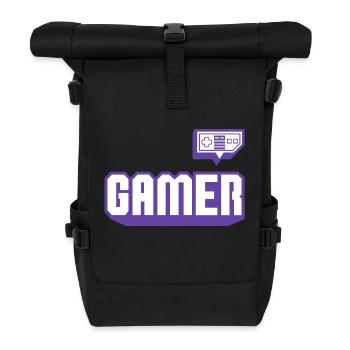 Gamer - Sac à dos roll top - noir - Devant