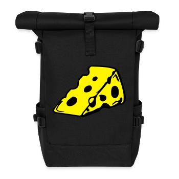cheese_1 - Rolltop Rucksack - Schwarz - Vorne