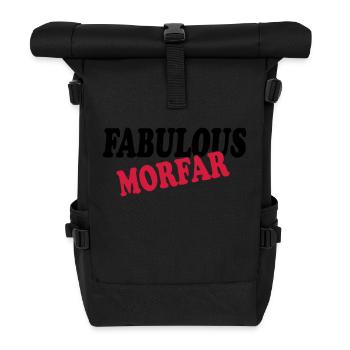 Fabulous morfar 111 - Rolltop Rucksack - Schwarz - Vorne