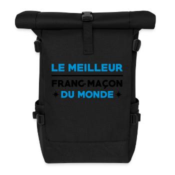 Franc-Maçonnerie / Franc Maçonnerie / Franc Maçon - Sac à dos roll top - noir - Devant