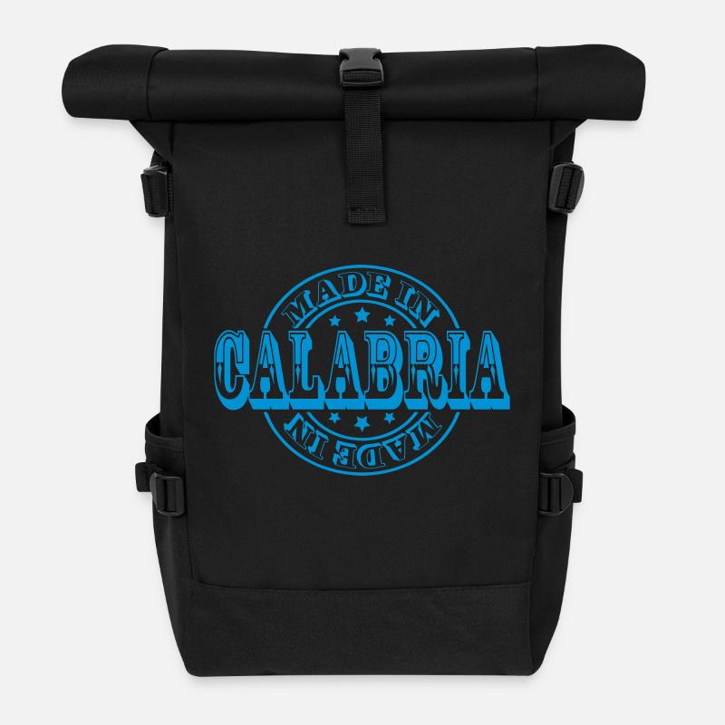 Made in Calabria m1k2 - Sac à dos roll top - noir