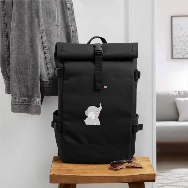 Eddi Elefant - présent - idée présente Sac à dos roll top