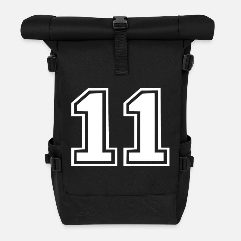 11 - Rolltop Rucksack - Schwarz
