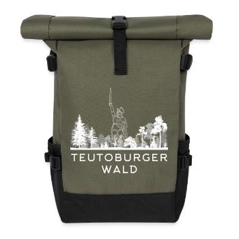 Teutoburger Wald - Rolltop Rucksack - Olive/Schwarz - Vorne