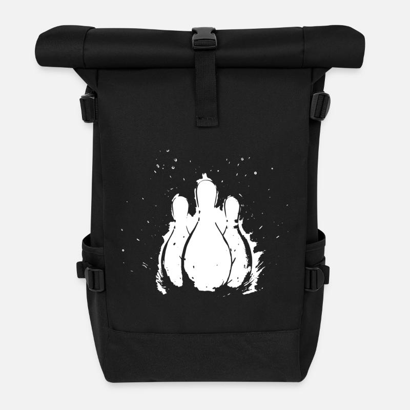 Bowling - Rolltop Rucksack - Schwarz
