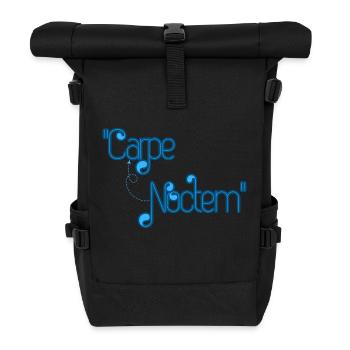 Carpe Noctem - Rolltop Rucksack - Schwarz - Vorne