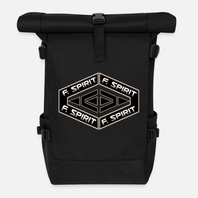 FIGHTING SPIRIT - Sac à dos roll top - noir