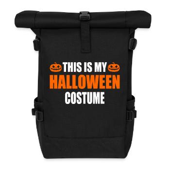this is my halloween costume - Sac à dos roll top - noir - Devant