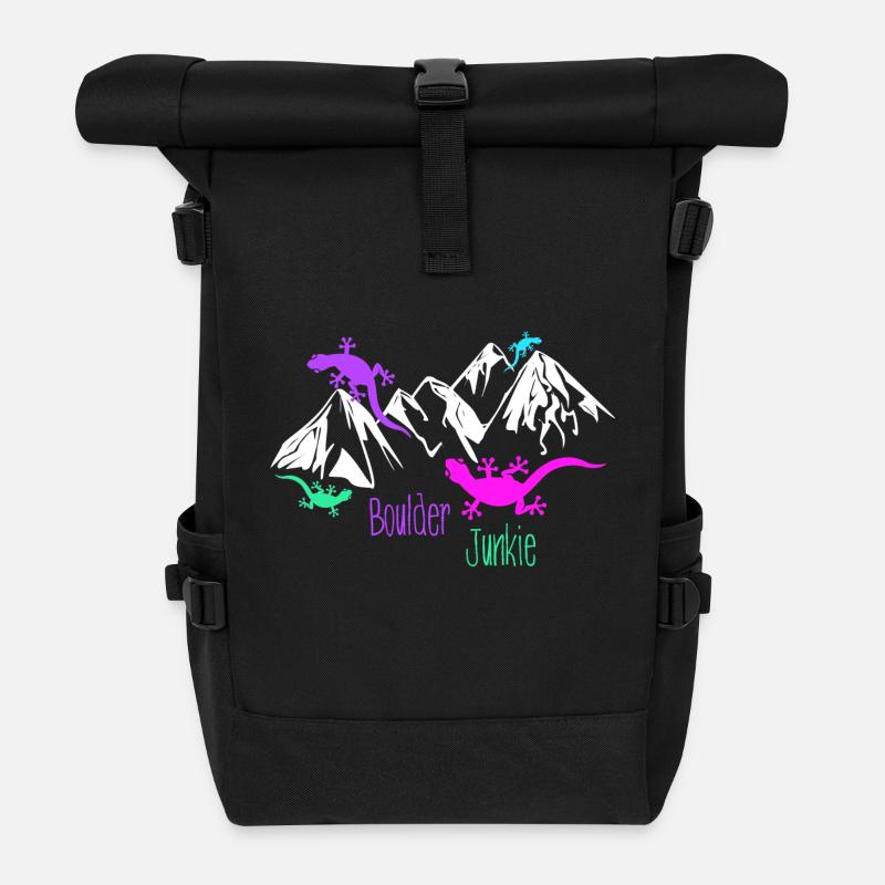 Bloc Bloc - Sac à dos roll top - noir