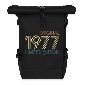 Vintage Limited Edition1977 - Roll Top Backpack - black - Front