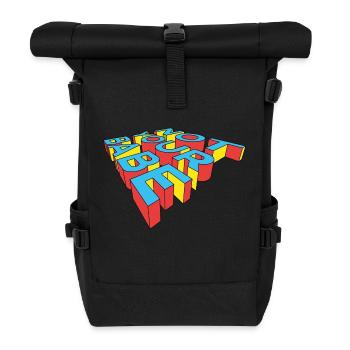 NOT YOUR BABE - Roll Top Backpack - black - Front