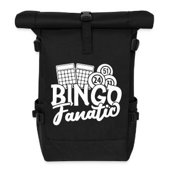 Joueur de bingo fanatique bingo - Sac à dos roll top - noir - Devant