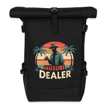 Musubi Dealer - Roll Top Backpack - black - Front