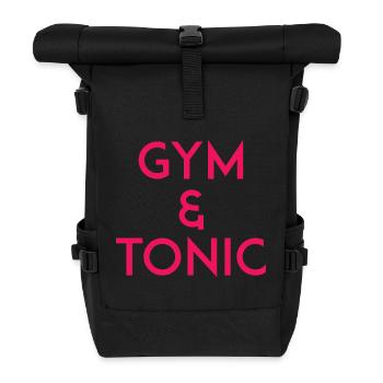Gymnase & Tonique - Sac à dos roll top - noir - Devant