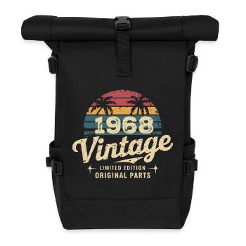 Großartig seit 1968 1968 Geburtstagsgeschenk - Rolltop Rucksack - Schwarz - Vorne