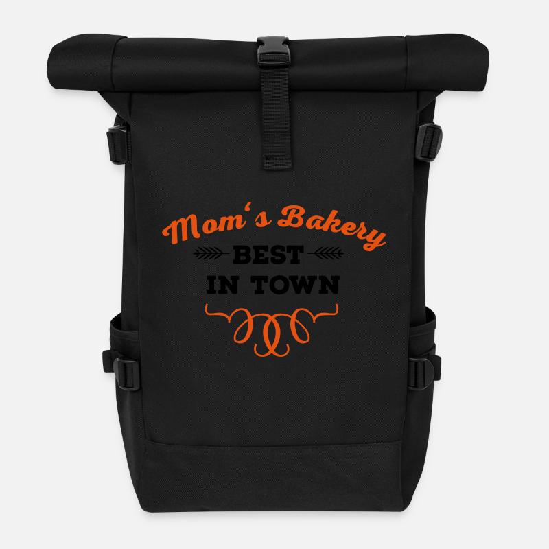 backen - Rolltop Rucksack - Schwarz