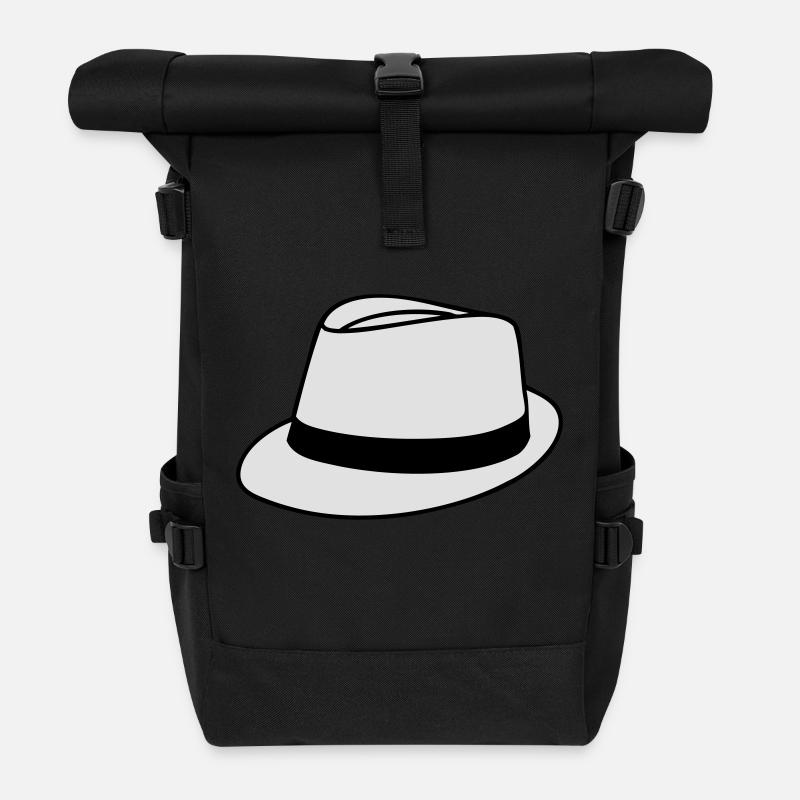 Hut - Rolltop Rucksack - Schwarz