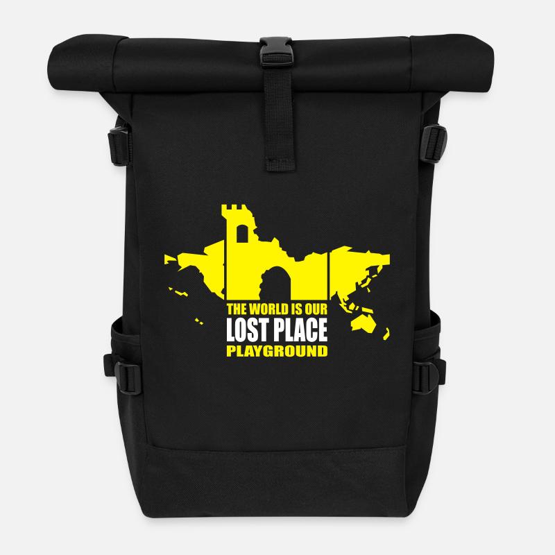 Lost Place - 2colors - 2011 - Roll Top Backpack - black